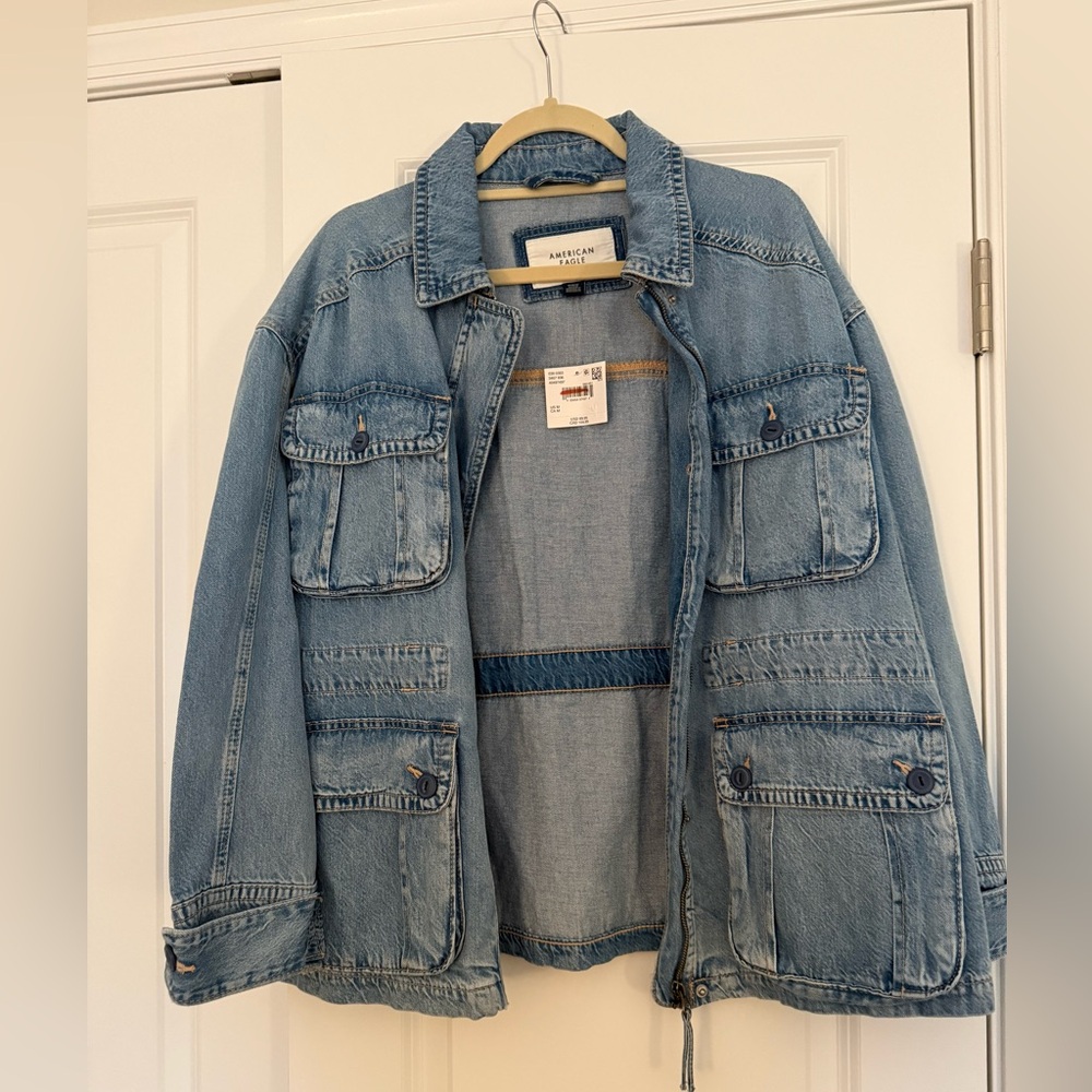 American Eagle Light Blue Denim Jacket
